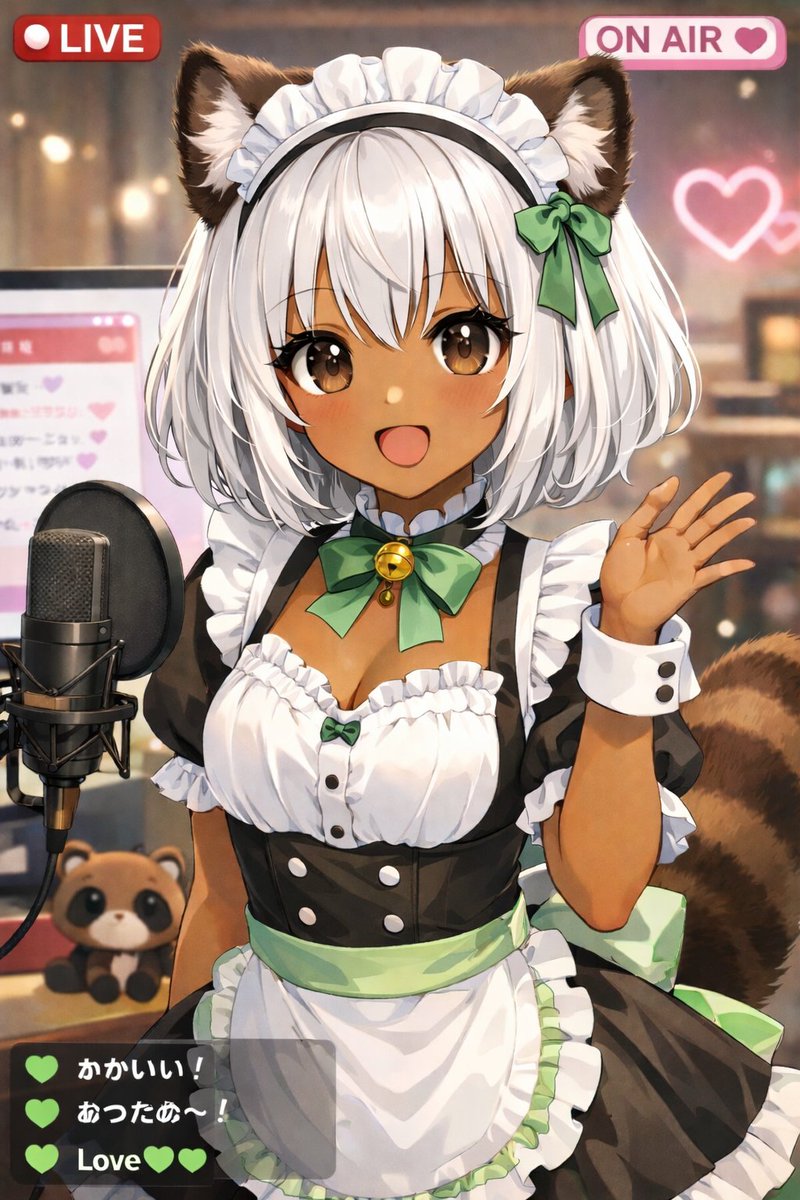 动漫 VTuber 直播界面覆盖图 - 1