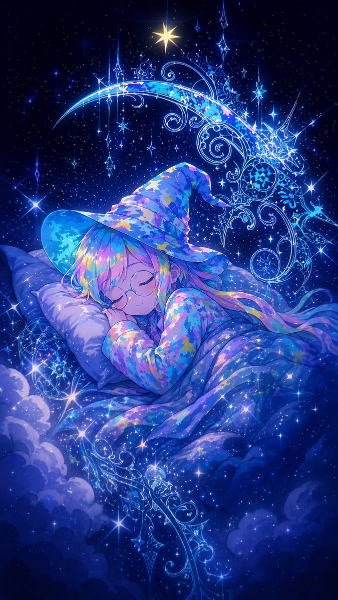沉睡的动漫星空女巫 - 1