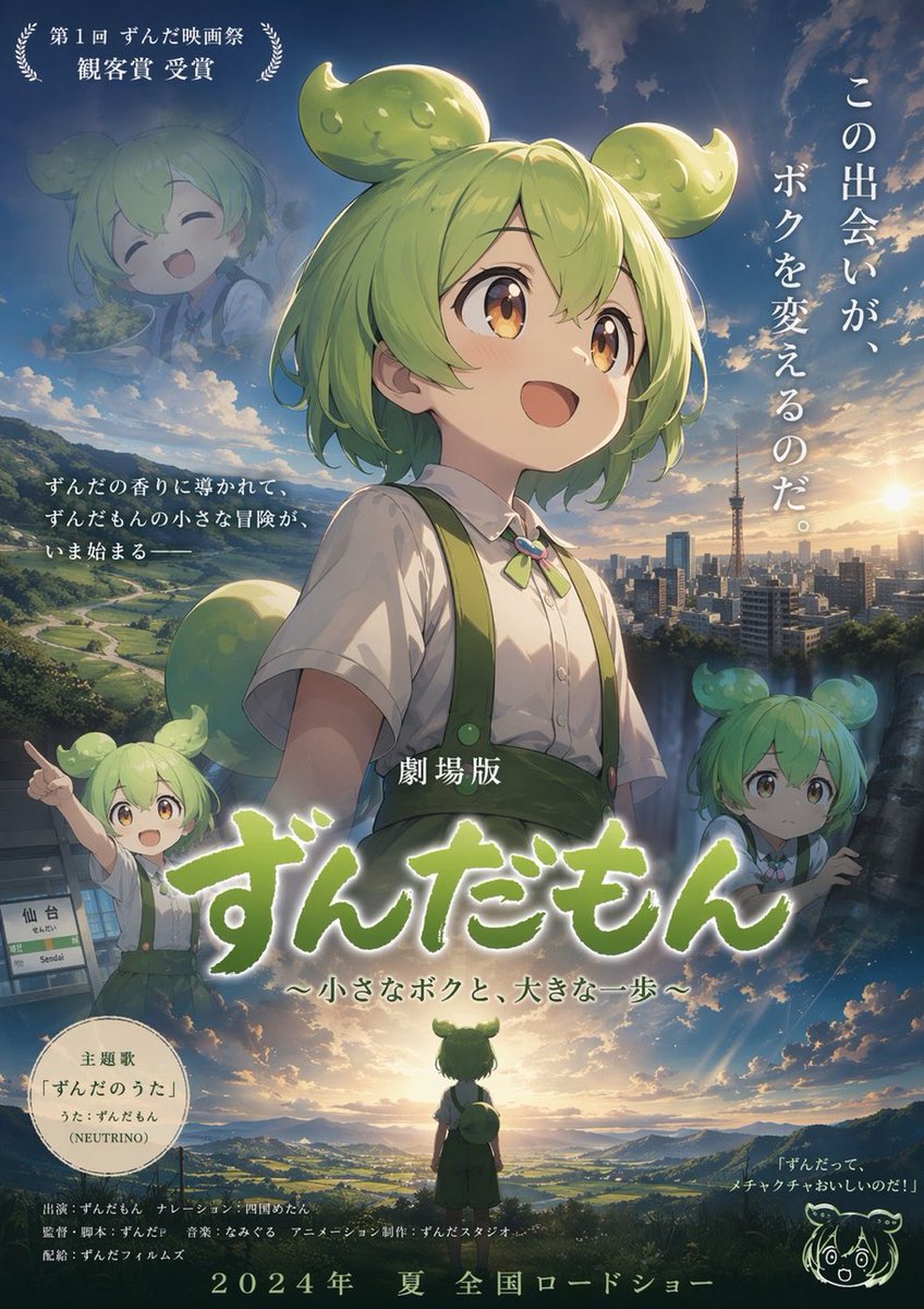 动漫电影海报排版 - 1
