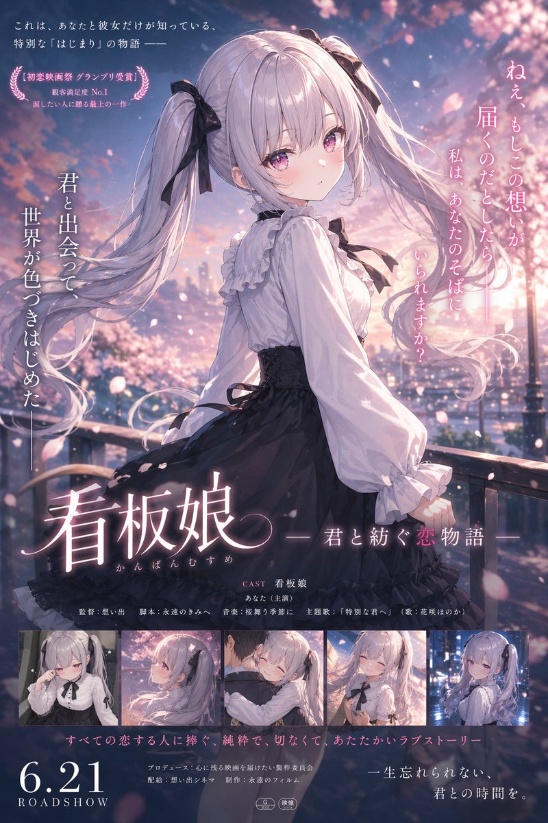 动漫爱情电影海报 - 2