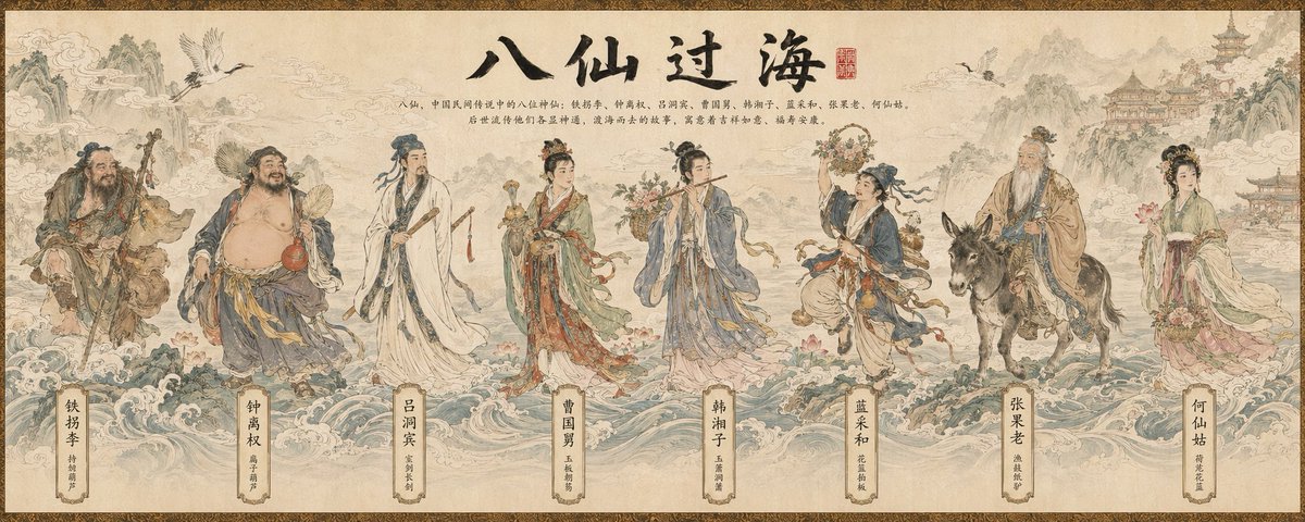 中国传统长卷插画 - 2