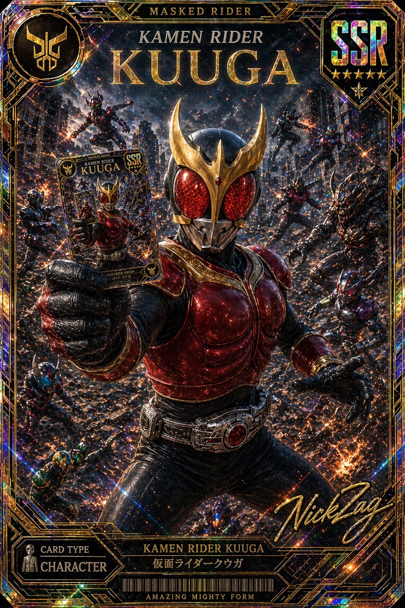 SSR 假面骑士空我卡牌 - 1