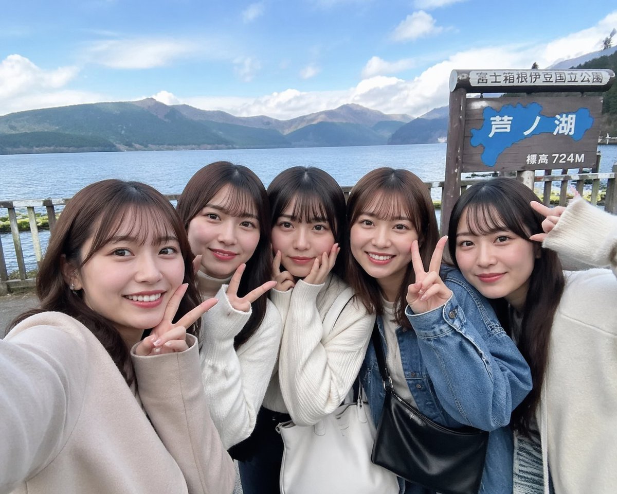 芦之湖好友旅行写实自拍 - 2