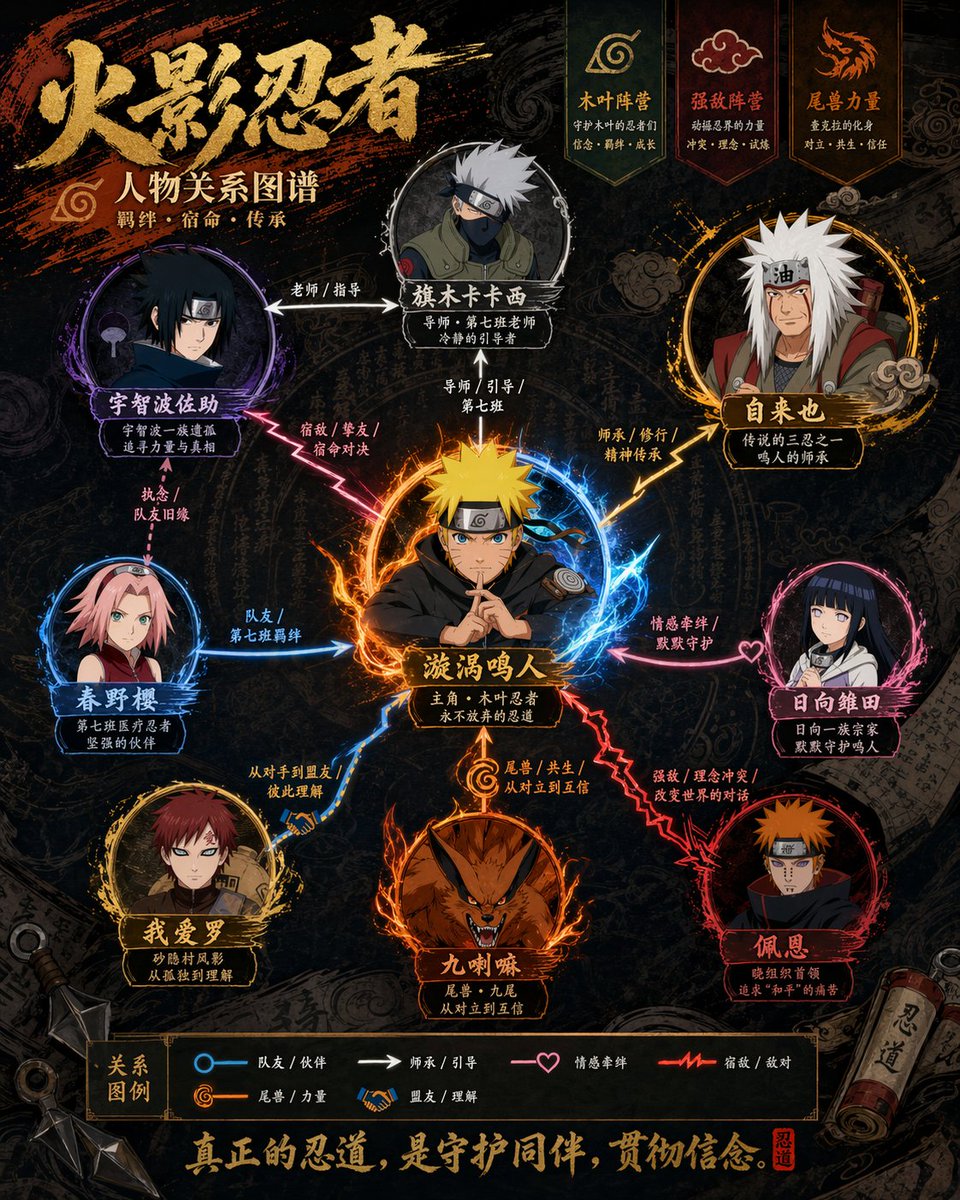 Character Relationship Diagram Poster Generator - 2