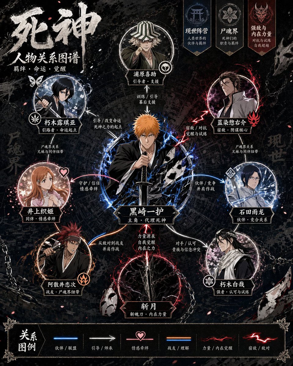 Character Relationship Diagram Poster Generator - 3