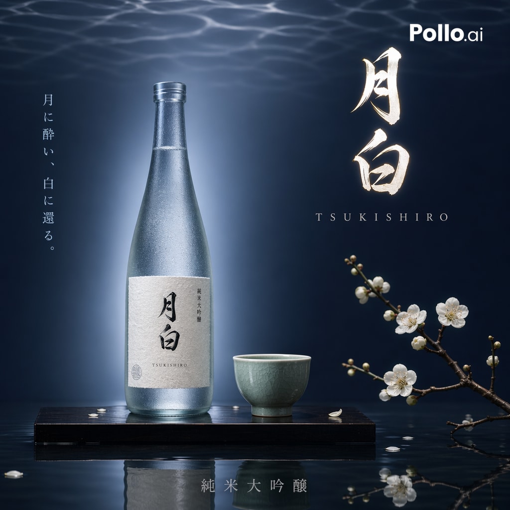 高端日式清酒海报 - 1
