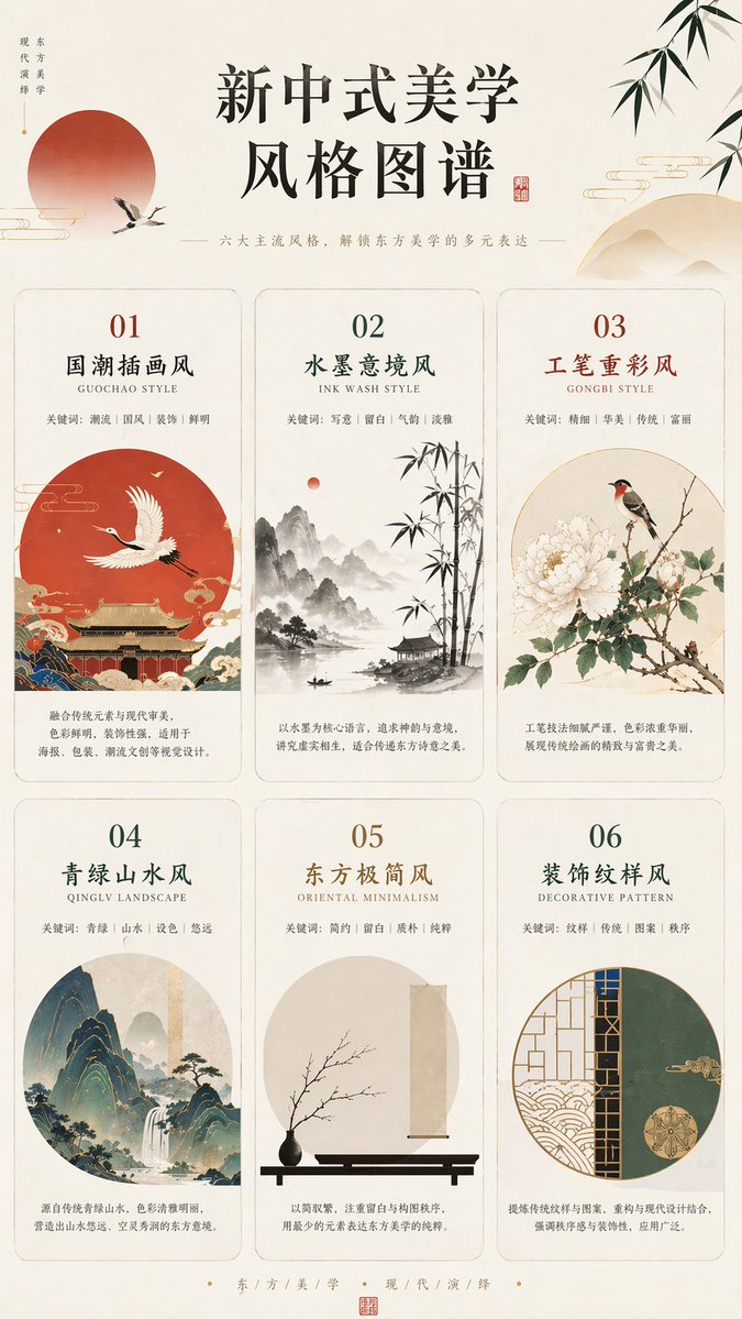新中式美学风格图谱 - 1