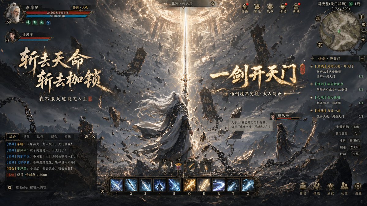 武侠 MMORPG 游戏截图 - 3