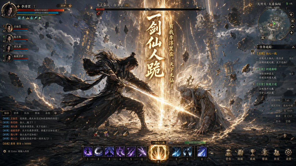 武侠 MMORPG 游戏截图 - 4