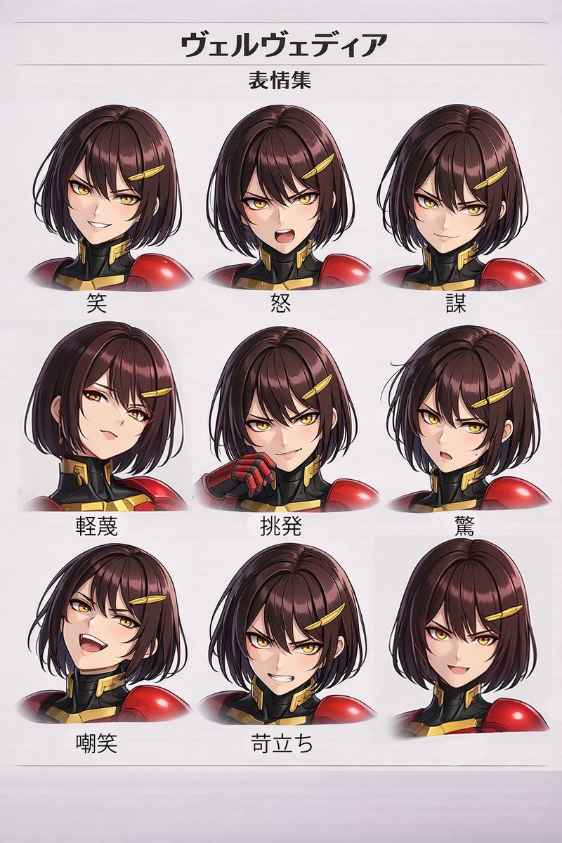 Velvedia 角色参考图提示词 - 2