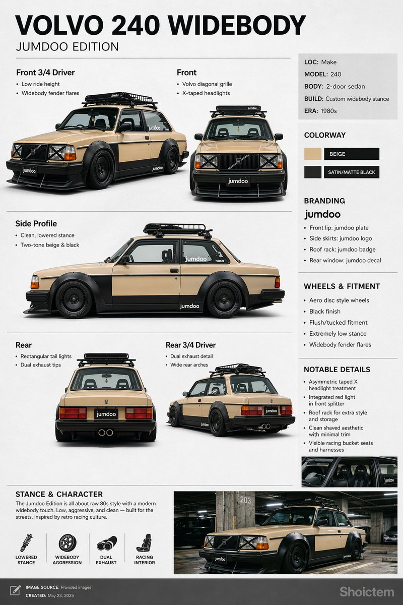 宽体 Volvo 240 规格项目 - 2