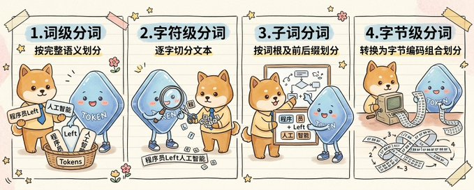 可爱的四格分词科普信息图 - 1