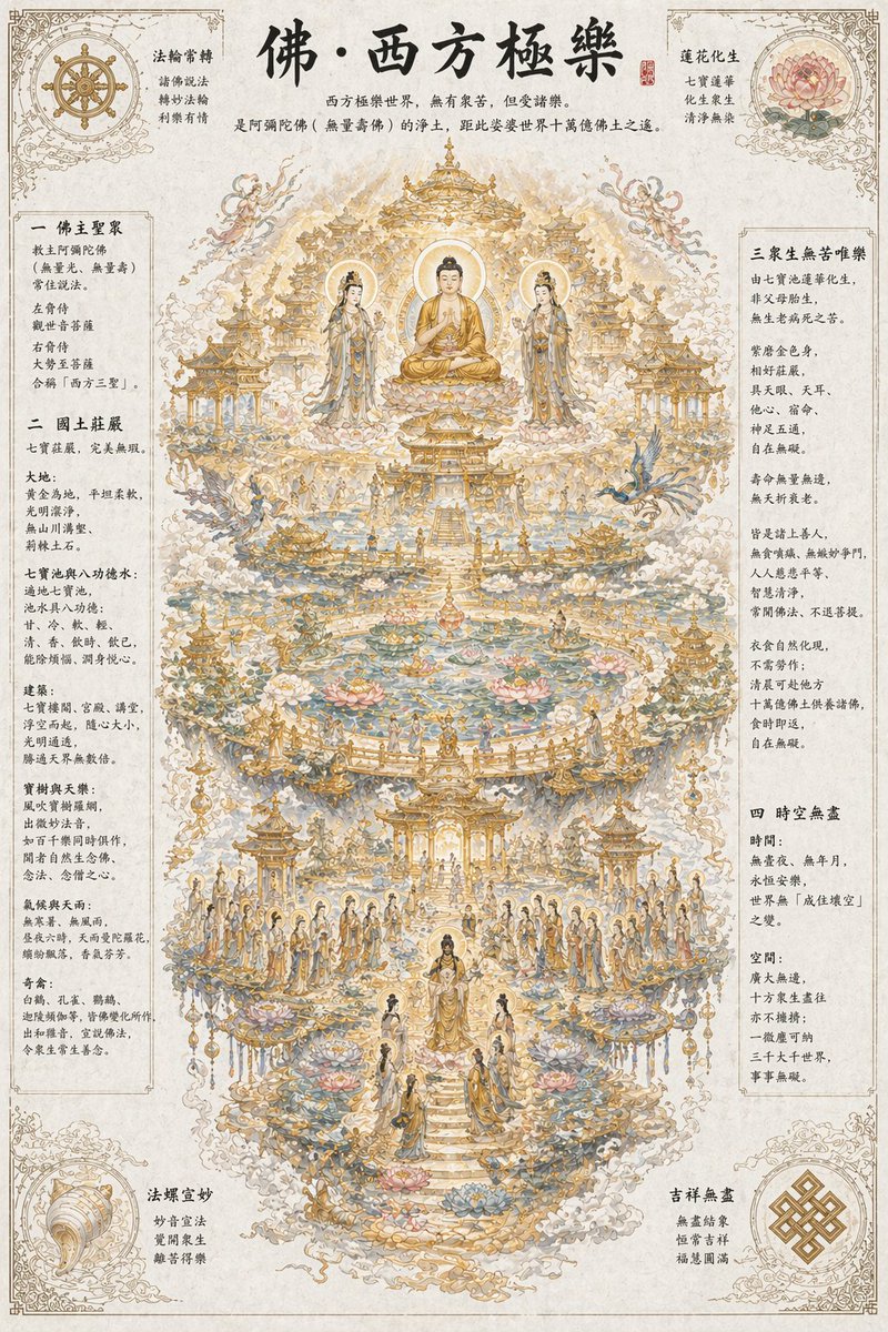 空灵的佛教净土场景 - 1