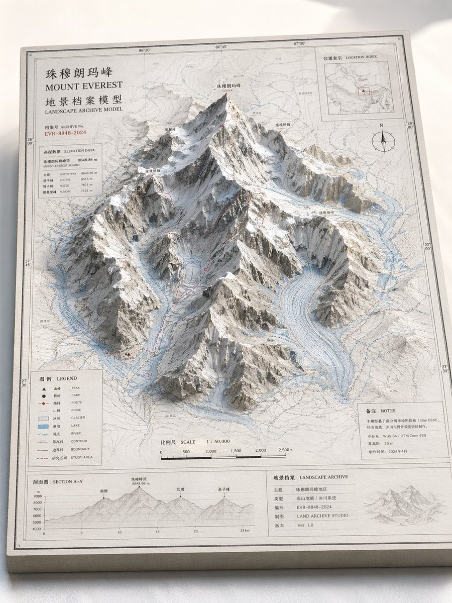 景观档案模型模板 - 2