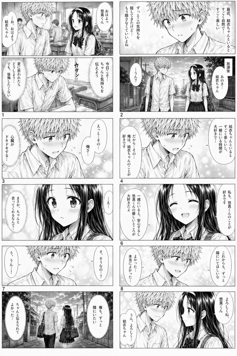 校园浪漫漫画页面 - 4