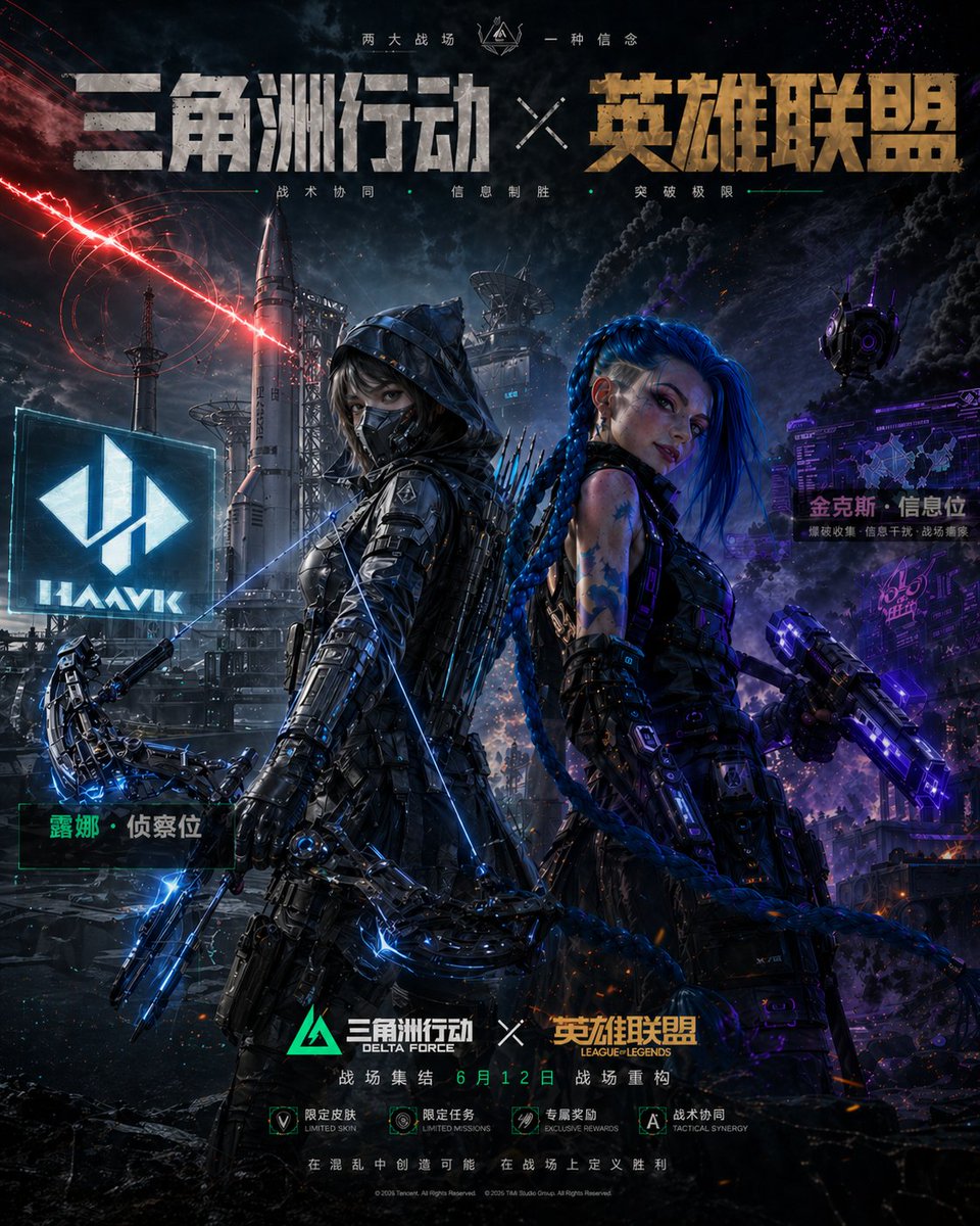 赛博朋克游戏联动海报 - 1