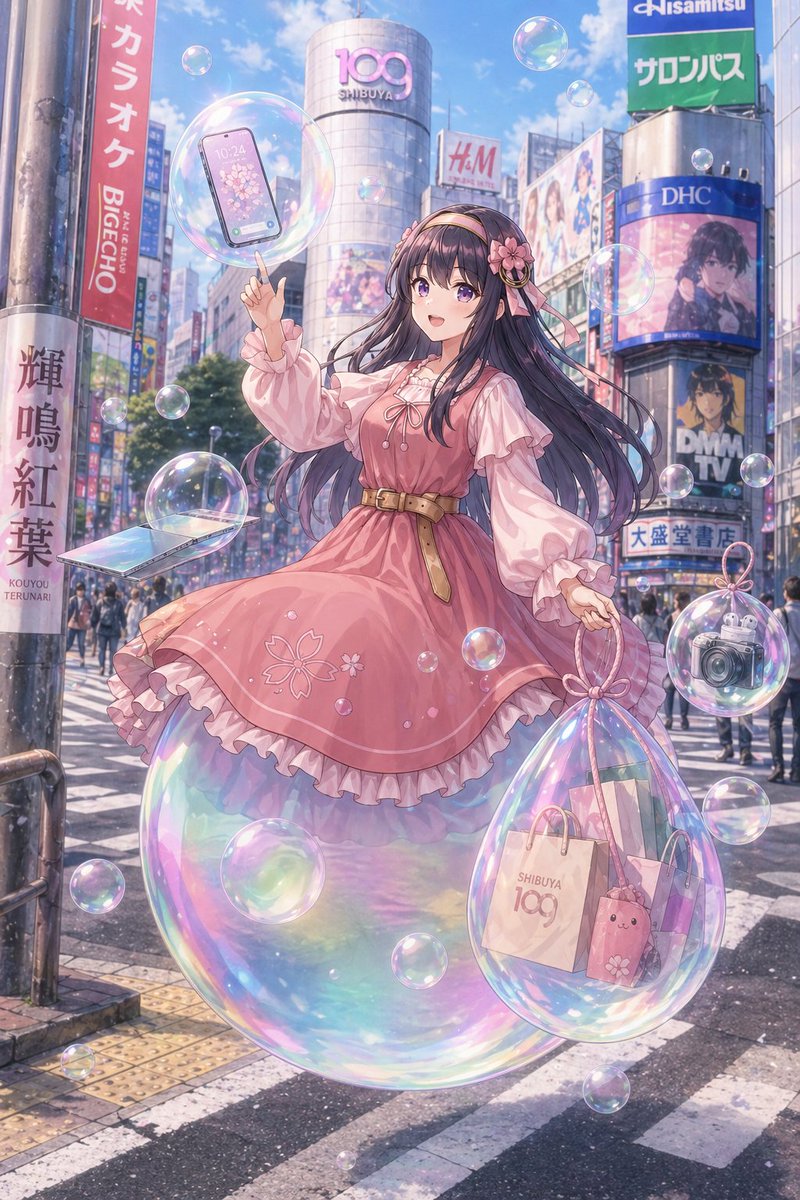 梦幻涩谷泡泡少女 - 1