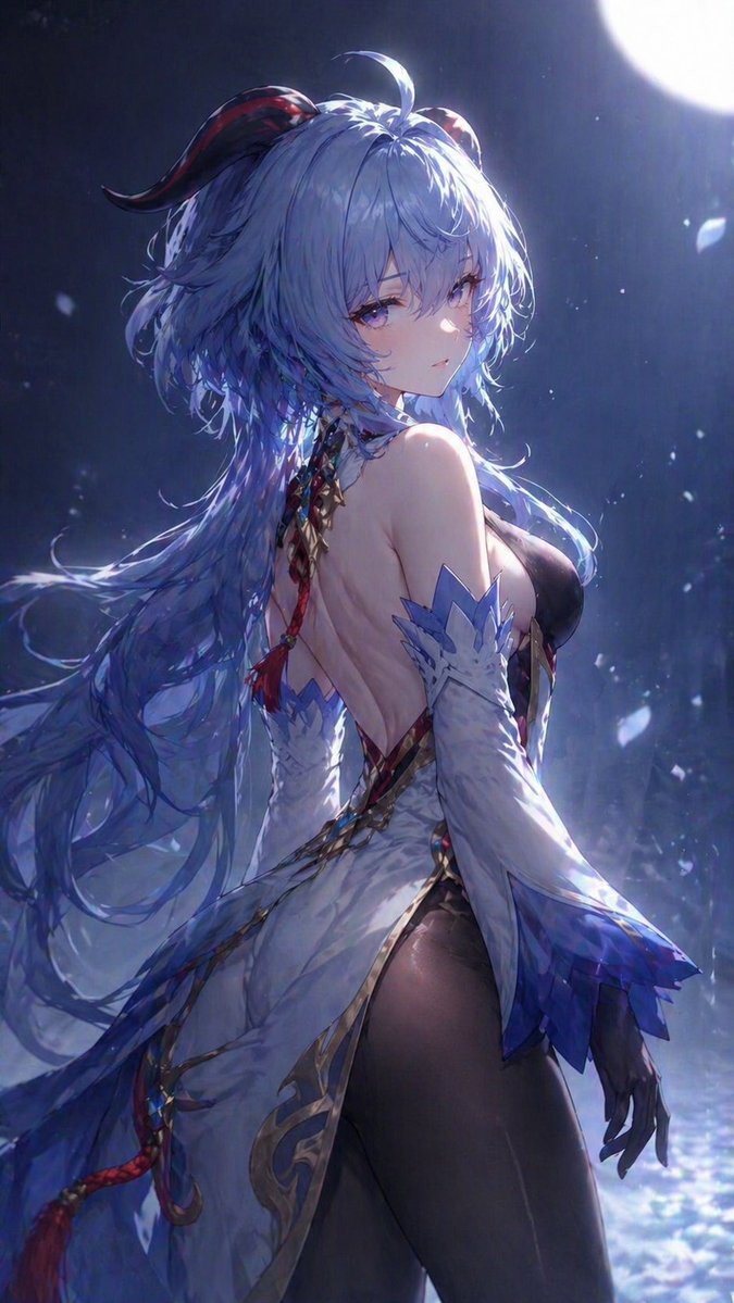 空灵蓝发奇幻肖像 - 2
