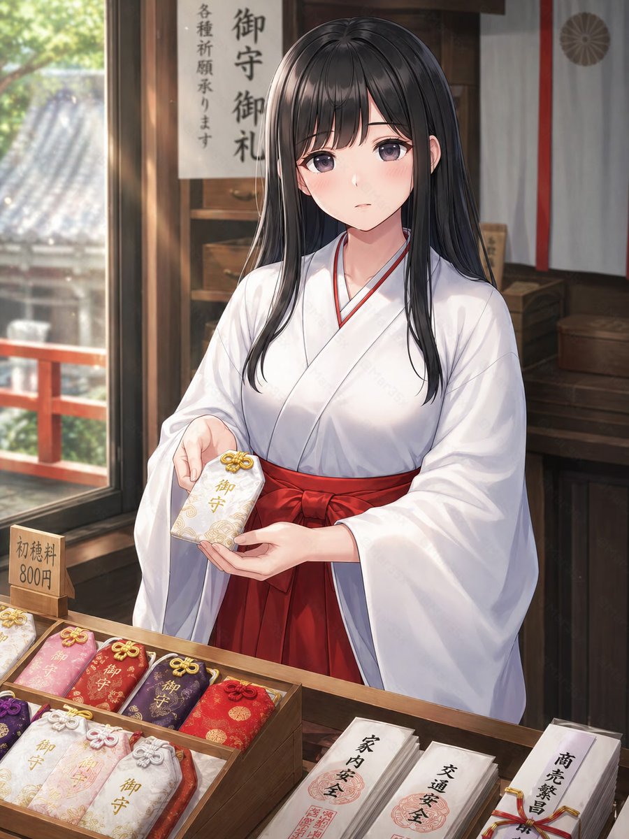 巫女呈献御守 - 1
