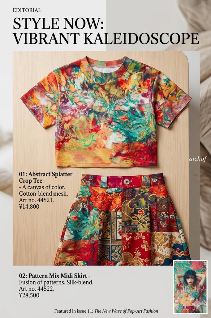 时尚编辑风格服装展示 - 2