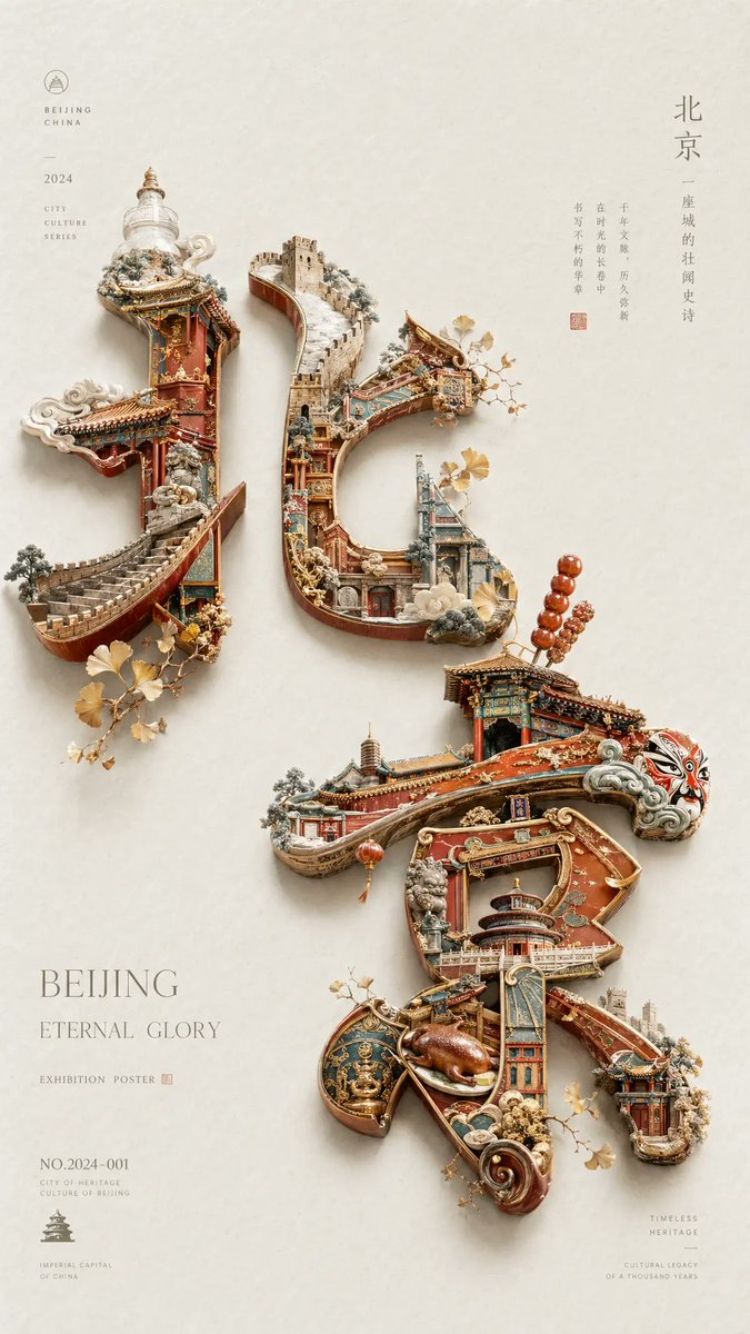 北京文化遗产海报 - 1
