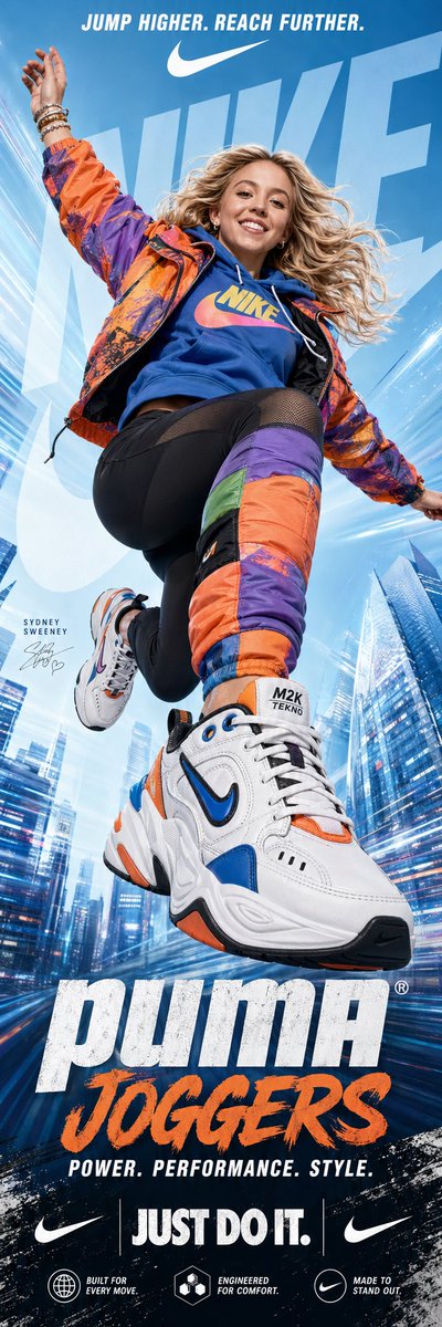 Nike 广告海报提示词 - 1