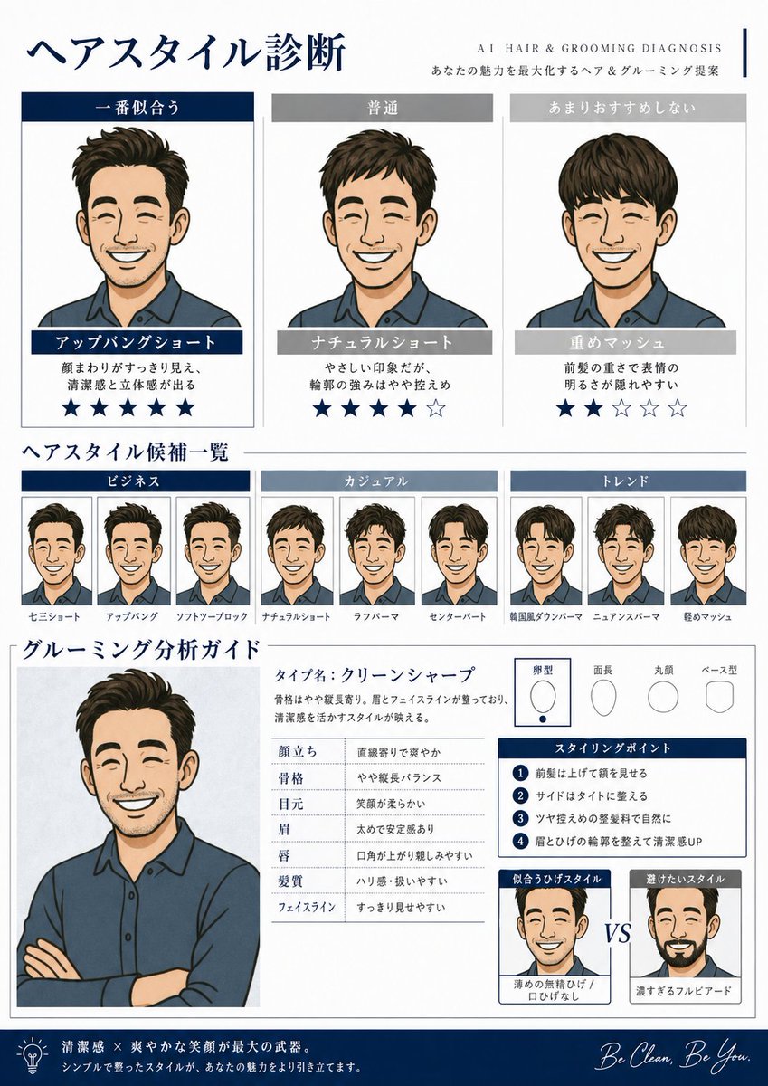 AI 发型与仪容诊断报告 - 2