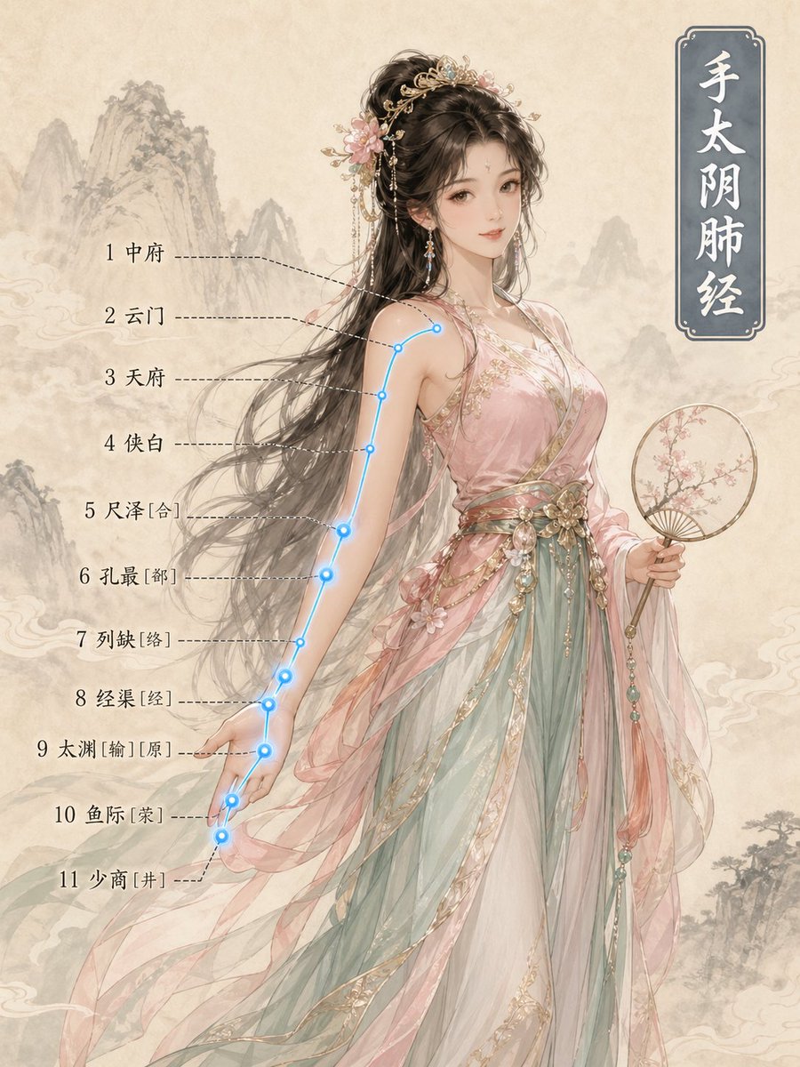 中医经络信息图 - 3
