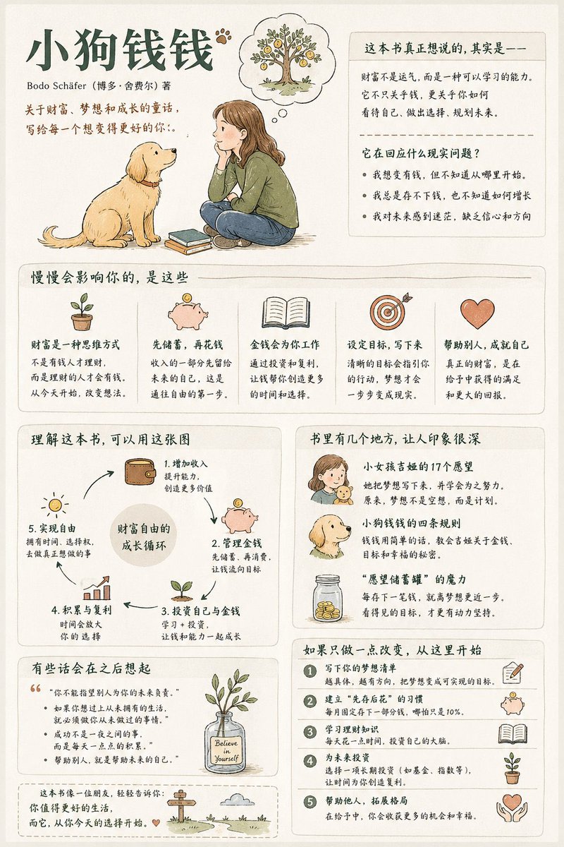 书籍摘要信息图海报 - 2