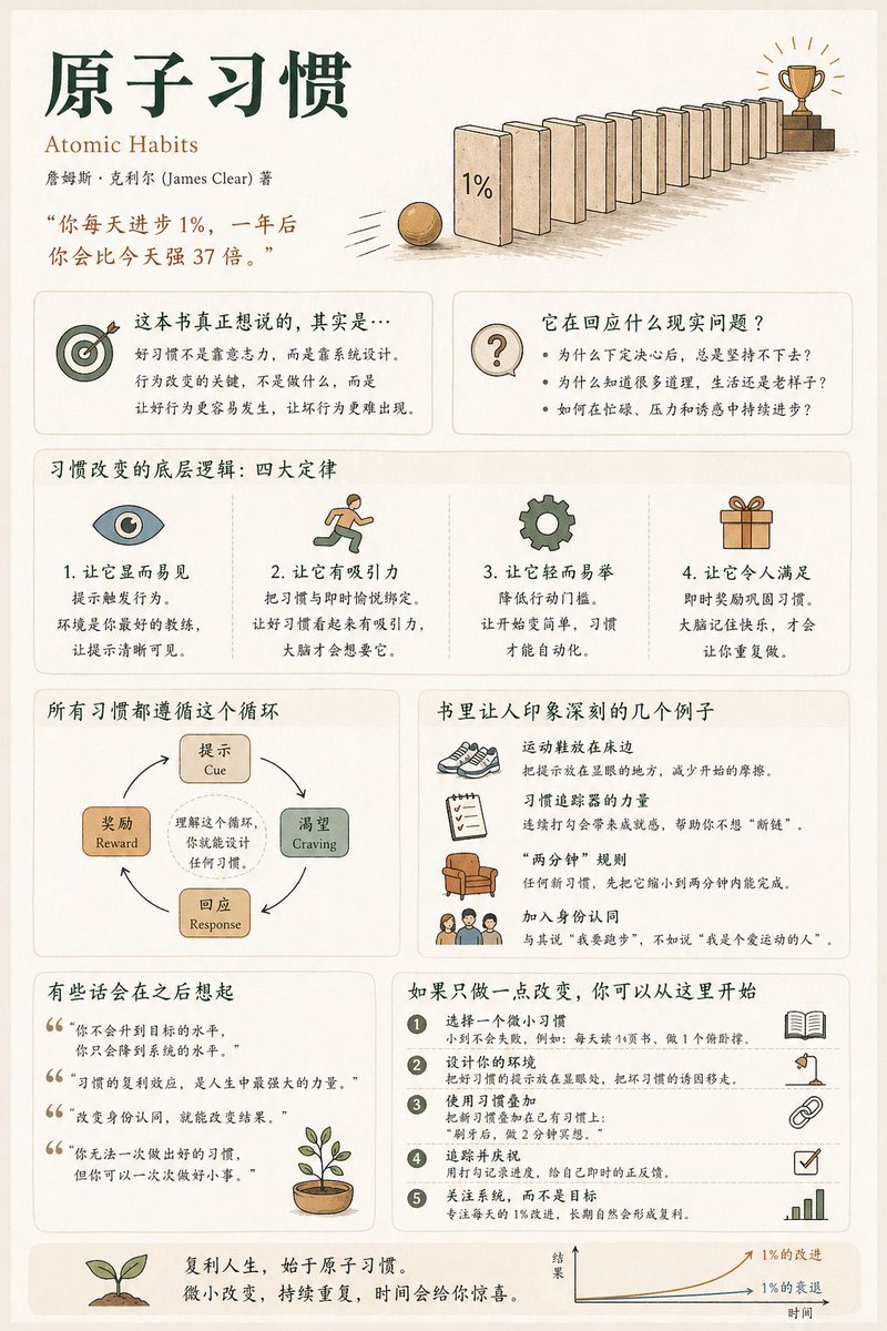 书籍摘要信息图海报 - 3