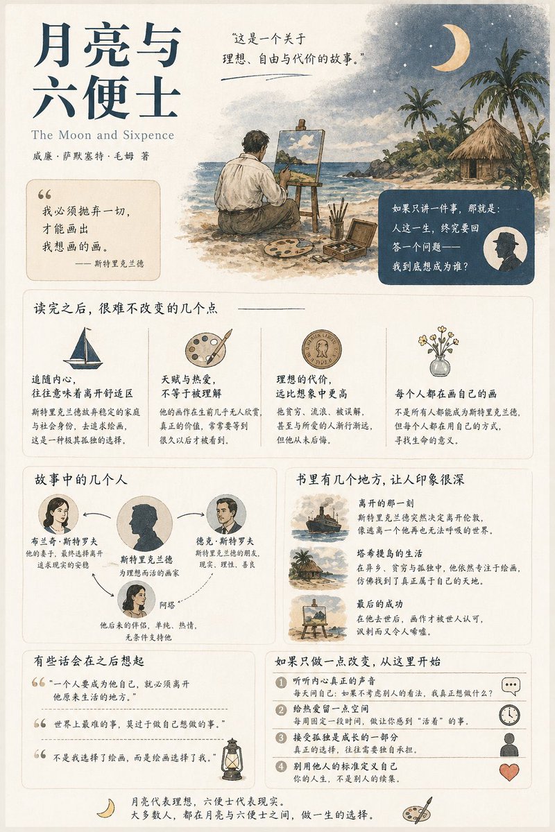 书籍摘要信息图海报 - 4