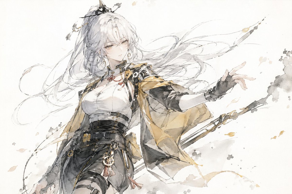 中国传统水墨插画风格 - 2