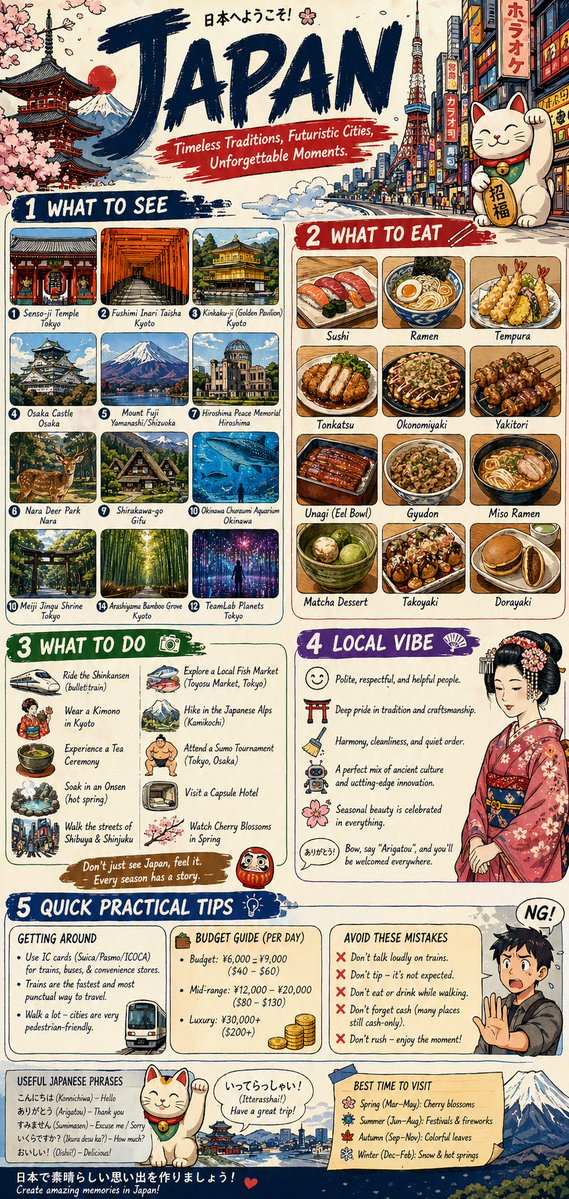 信息图表旅行指南海报 - 2