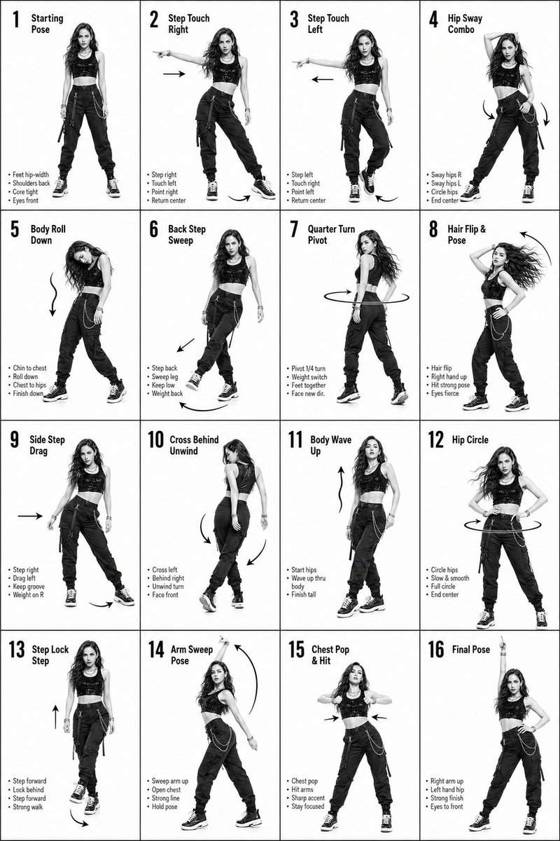 K-Pop 舞蹈 16 步教学指南 - 1