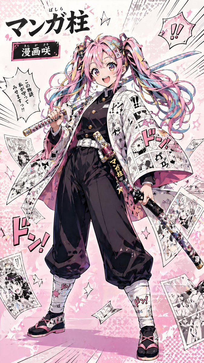 Manga Pillar 动漫角色海报 - 1