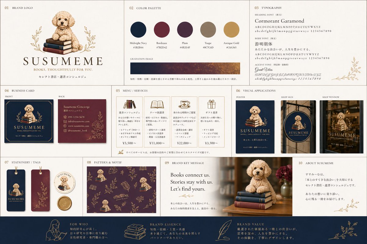 以贵宾犬为吉祥物的书店品牌项目 - 2