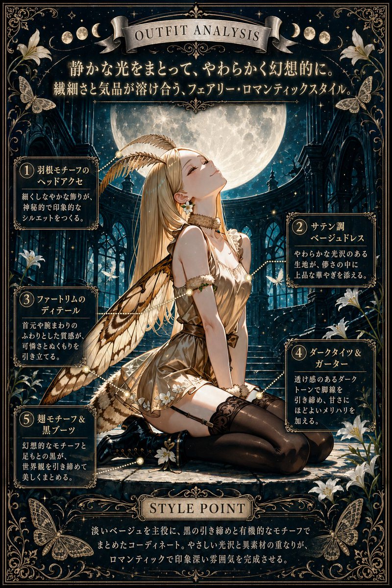 月光仙子服装解析海报 - 1