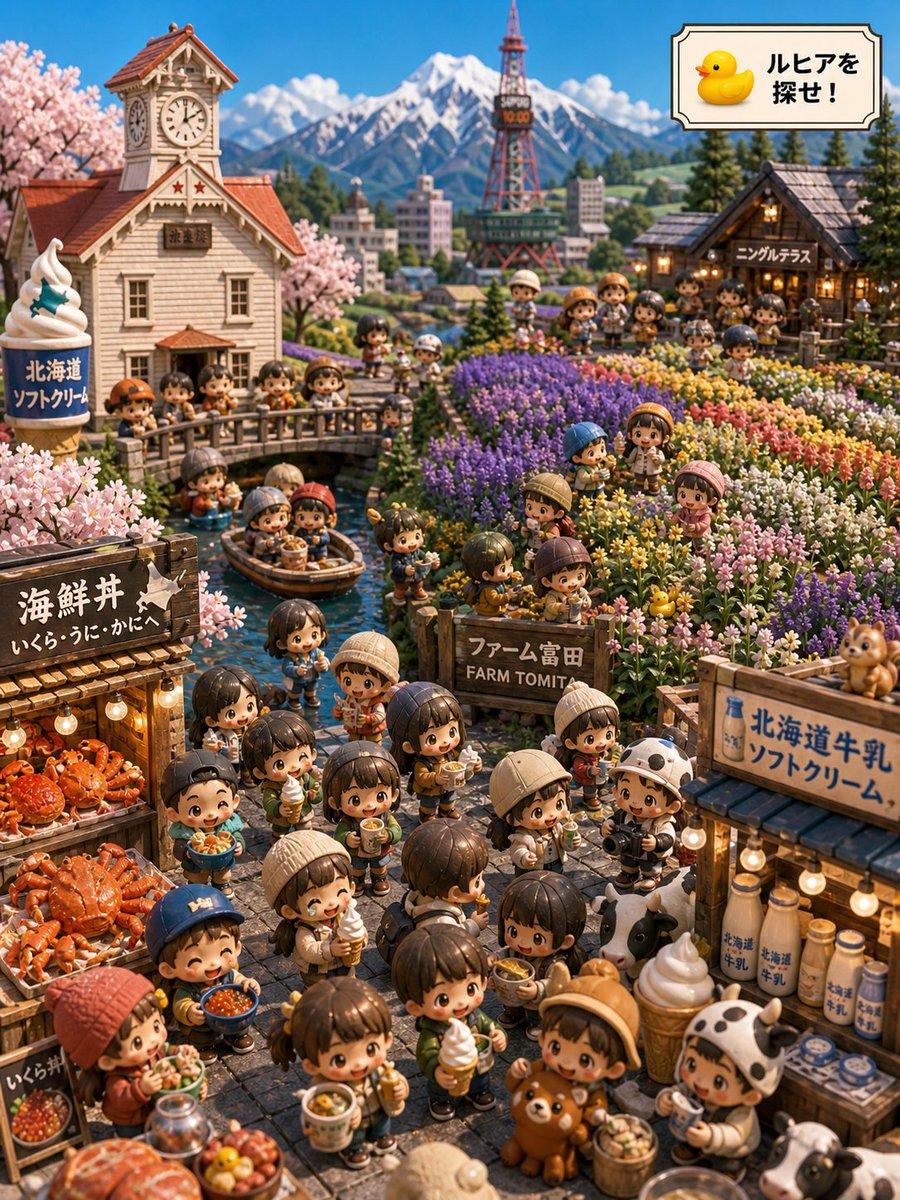 北海道隐藏小鸭旅行解谜 - 1