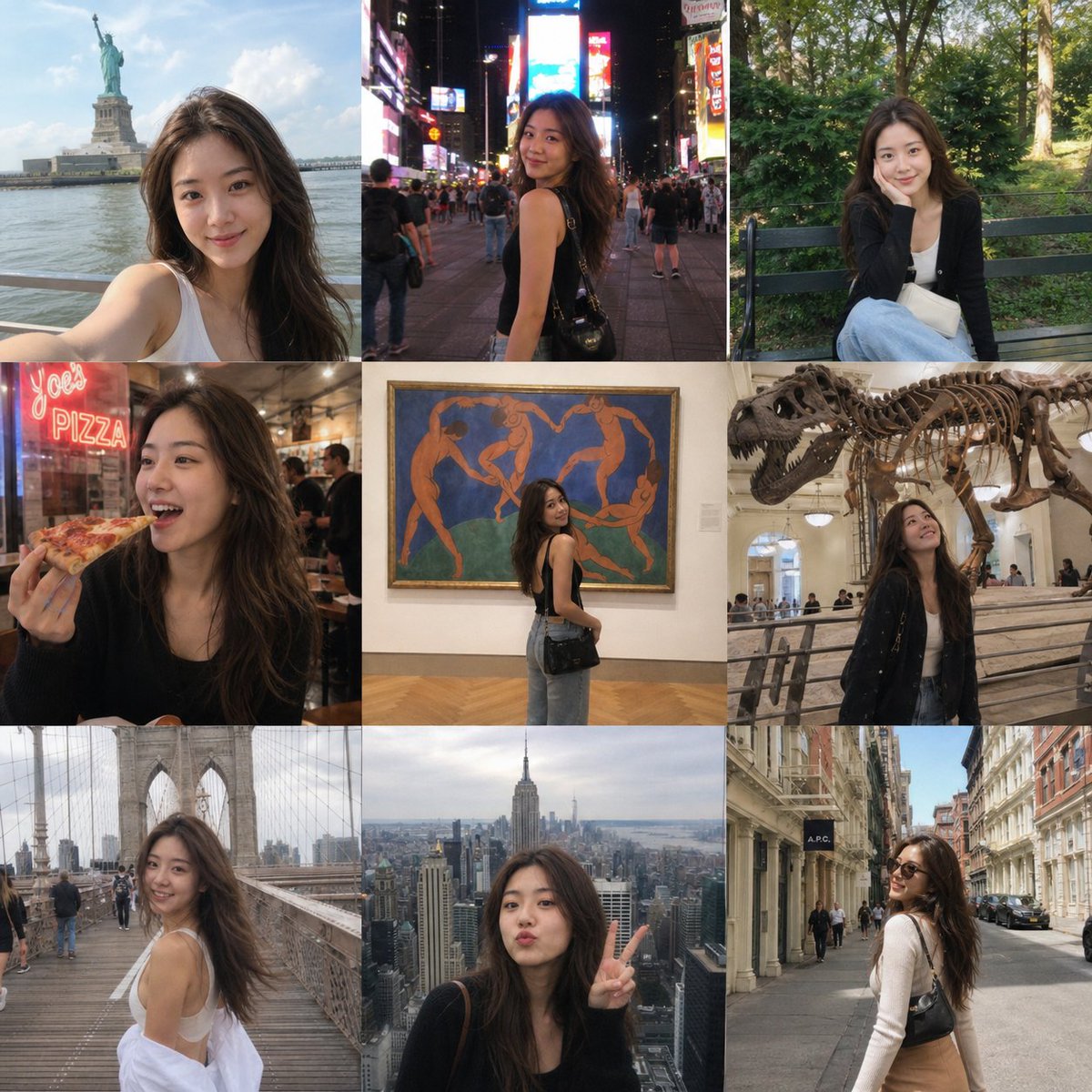 纽约旅游 Instagram 九宫格 - 1