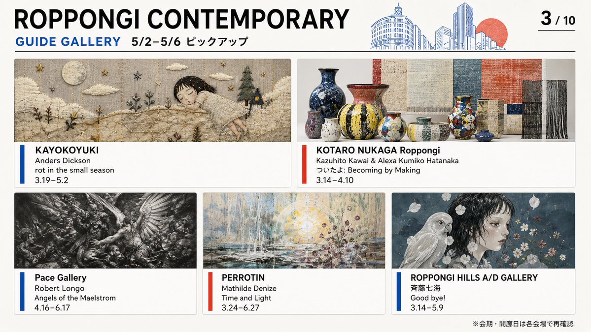 Tokyo Gallery Guide Brochure - 3
