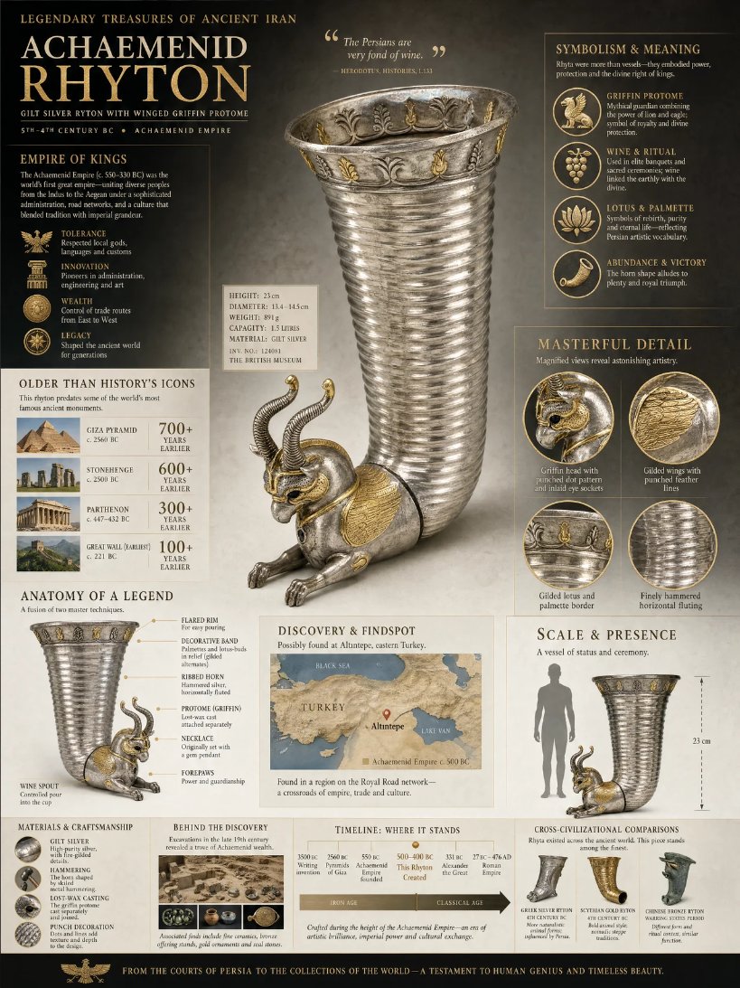 Museum Archaeological Infographic Plate - 1