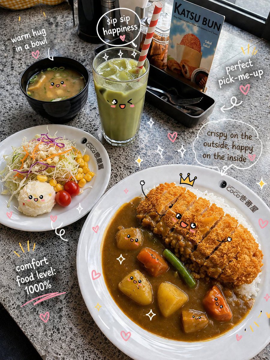 Kawaii Katsu Curry Food Photography - 1