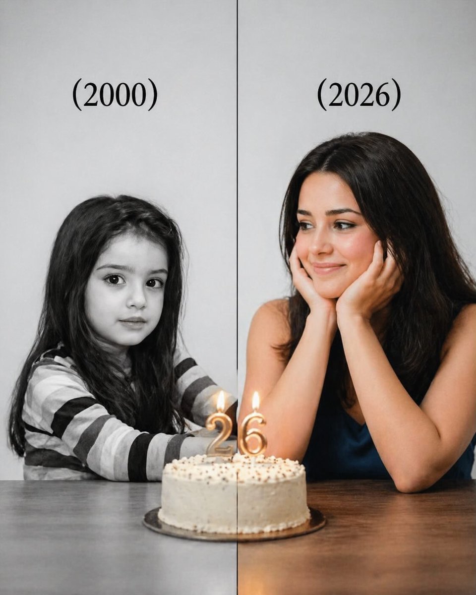 Split-Time Birthday Portrait - 2
