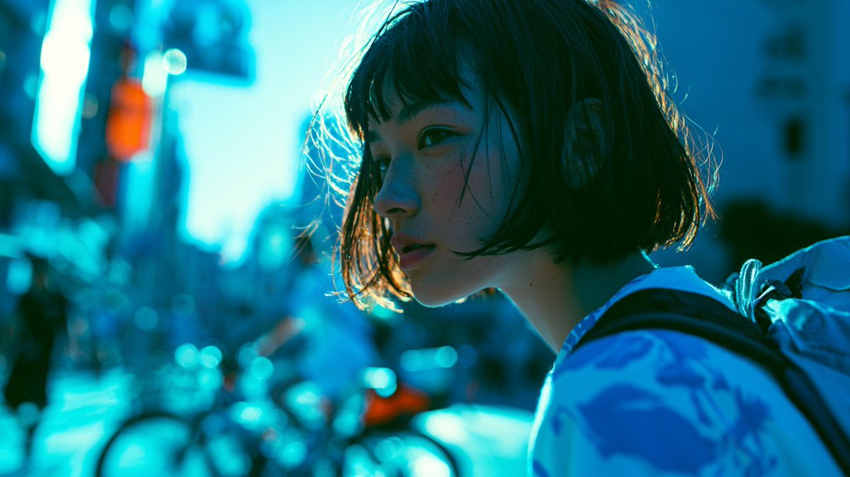 Cinematic Urban Street Portrait - 2