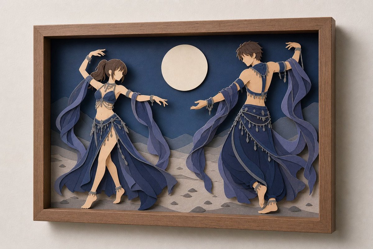 Moonlit Dancer Shadow Box - 2