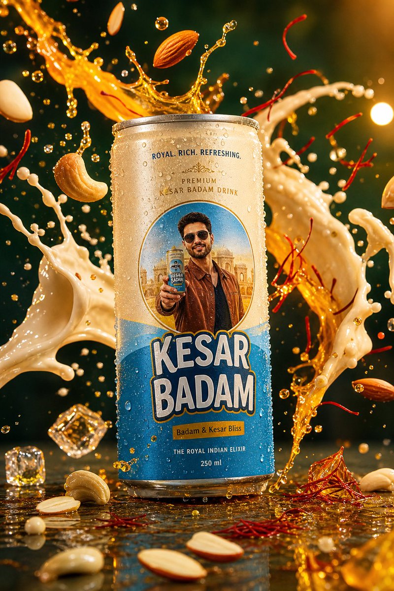 Kesar Badam 饮品摄影 - 1