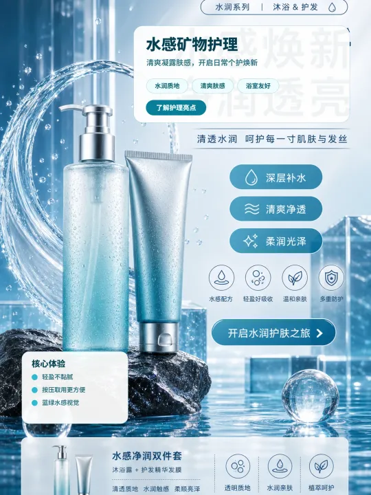 水感首屏主视觉